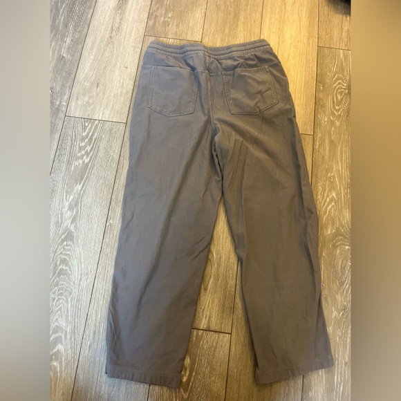Athleta Gray Straight leg Pocketed Trouser Sweats Size Medium - Picture 5 of 8